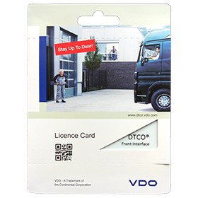 Image of VDO Front Panel Activation Card